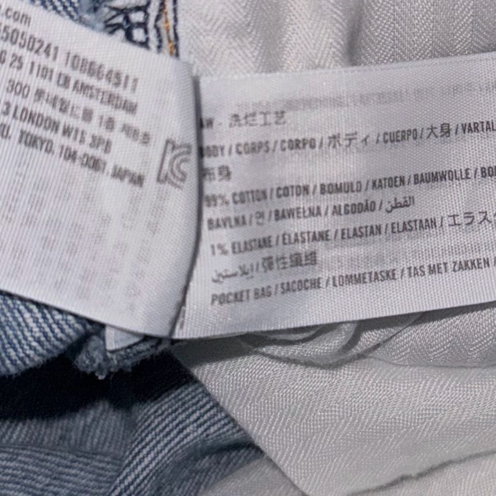 Abercrombie & fitch the 90s straight mid rise Jean 29/8/XL/L33 - Picture 7 of 11